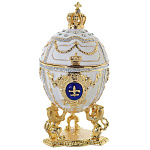 0023758 Традиции ФАБЕРЖЕ Сувенир ЯЙЦО Пасхальное малое (подст.ЛЕВ) Е06-22-01