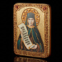 Икона подарочная "Св. Аполинария Египетская" 15 х 20 см, фотография 2. Интернет-магазин ЛАВКА ПОДАРКОВ
