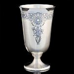 /40060070А05 Серебро 925 фужер для воды "Пион" 162,84