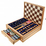 Набор настольных игр в деревянной шкатулке, фотография 19. Интернет-магазин ЛАВКА ПОДАРКОВ