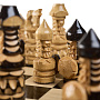 Шахматы резные и деревянными фигурами 26х26 см, фотография 8. Интернет-магазин ЛАВКА ПОДАРКОВ