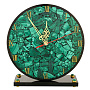 Часы настольные из малахита. Златоуст, фотография 4. Интернет-магазин ЛАВКА ПОДАРКОВ