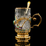 Чайный набор с подстаканником "Римский". Златоуст, фотография 6. Интернет-магазин ЛАВКА ПОДАРКОВ