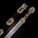 3969 Оружие сувенирное КИНЖАЛ кожаные ножны с мет.вкл.