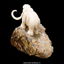 Скульптура "Мамонт" (бивень мамонта, кварц), фотография 4. Интернет-магазин ЛАВКА ПОДАРКОВ