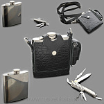 2339 Фляжка походная 0,5л в чехле арт.504