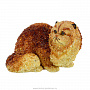 Скульптура из янтаря "Кот золотая шиншилла", фотография 2. Интернет-магазин ЛАВКА ПОДАРКОВ