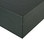 Подарочная упаковка из экокожи темно-зеленая 30х30х10 см, фотография 3. Интернет-магазин ЛАВКА ПОДАРКОВ