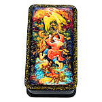 202546 ШКАТУЛКА с росписью "ЖАР-ПТИЦА" 13*7*3,5 см 