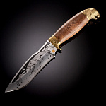 0048239 Оружие сувенирное Нож "Багира" рук.латунь в П/У