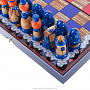 Шахматы дорожные "Ромашки" 30х30 см, фотография 4. Интернет-магазин ЛАВКА ПОДАРКОВ