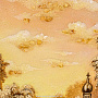Картина янтарная "Зимний пейзаж. Часовня" 40х60 см, фотография 3. Интернет-магазин ЛАВКА ПОДАРКОВ