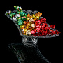 Стеклянная ваза для конфет, фотография 3. Интернет-магазин ЛАВКА ПОДАРКОВ