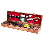 7355/дерево  ШАШЛЫЧНЫЙ НАБОР  в деревянном футляре