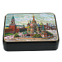 Шкатулка с художественной росписью "Летняя Москва", фотография 3. Интернет-магазин ЛАВКА ПОДАРКОВ