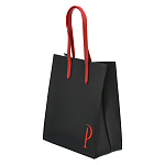 Подарочный пакет-упаковка из экокожи "Р" 26х12х32 см