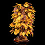 Денежное дерево из янтаря (25 веток), фотография 1. Интернет-магазин ЛАВКА ПОДАРКОВ