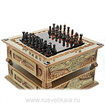 0018049  Шахматный ЛАРЕЦ Обсидиан, Орех