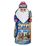 0076159 Скульптура "Дед Мороз " сюжет тройка 20 см