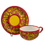Чайный сервиз на 6 персон "Торжество". Хохлома, фотография 6. Интернет-магазин ЛАВКА ПОДАРКОВ