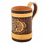 Пивная кружка из бересты "Рыба", фотография 2. Интернет-магазин ЛАВКА ПОДАРКОВ
