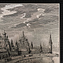 Офорт черно-белый "Старая Москва. Вид на Кремль с моста" 30х40 см, фотография 4. Интернет-магазин ЛАВКА ПОДАРКОВ