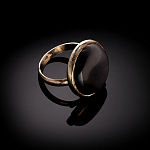 0026247/10,3г Серебро925* Кольцо вст.- иск. Кошачий глаз  10,3г