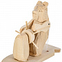 Богородская деревянная игрушка "Медведь капитан", фотография 2. Интернет-магазин ЛАВКА ПОДАРКОВ