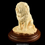 Скульптура из бивня мамонта "Лев", фотография 1. Интернет-магазин ЛАВКА ПОДАРКОВ