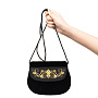 Сумка "Вьюнок". Черная с вышивкой, фотография 6. Интернет-магазин ЛАВКА ПОДАРКОВ