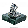 Статуэтка "Сова на книге" на каменной подставке. Серебро 925*, фотография 2. Интернет-магазин ЛАВКА ПОДАРКОВ