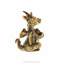 Бронзовая статуэтка "Дракон с гармошкой", фотография 2. Интернет-магазин ЛАВКА ПОДАРКОВ
