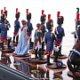 Шахматы с оловянными фигурами "Аустерлиц" 48х48 см, фотография 3. Интернет-магазин ЛАВКА ПОДАРКОВ
