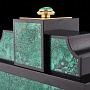 Часы настольные из малахита. Златоуст, фотография 4. Интернет-магазин ЛАВКА ПОДАРКОВ