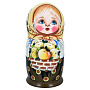 Матрешка "Яблоки" 5 мест, фотография 2. Интернет-магазин ЛАВКА ПОДАРКОВ
