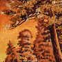 Картина янтарная "Осенний лес" 40х60 см, фотография 4. Интернет-магазин ЛАВКА ПОДАРКОВ