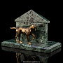 Подставка для визиток и бумаг "Собака", фотография 2. Интернет-магазин ЛАВКА ПОДАРКОВ