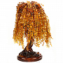 Денежное дерево из янтаря "Ива" 68 см, фотография 2. Интернет-магазин ЛАВКА ПОДАРКОВ