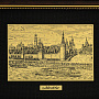 Офорт черно-белый "Васильевский спуск. Кремль" 17х22 см, фотография 2. Интернет-магазин ЛАВКА ПОДАРКОВ