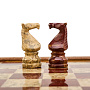 Шахматы с полем и фигурами из камня "Европейские" 43х43 см, фотография 5. Интернет-магазин ЛАВКА ПОДАРКОВ