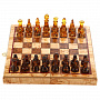 Шахматы из карельской березы с фигурами из янтаря, фотография 6. Интернет-магазин ЛАВКА ПОДАРКОВ