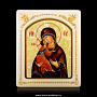 Икона "Божия Матерь Владимирская" с перламутром, фотография 1. Интернет-магазин ЛАВКА ПОДАРКОВ