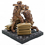 Деревянная резная скульптура "Солдаты ССО". Высота 53 см, фотография 5. Интернет-магазин ЛАВКА ПОДАРКОВ