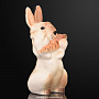 Скульптура "Заяц с морковкой", фотография 2. Интернет-магазин ЛАВКА ПОДАРКОВ