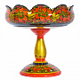 Фруктовница "Ягоды". Хохлома, фотография 1. Интернет-магазин ЛАВКА ПОДАРКОВ