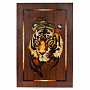 Панно настенное из янтаря "Тигр" 60х40 см, фотография 1. Интернет-магазин ЛАВКА ПОДАРКОВ