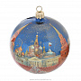 Лаковая миниатюра шар "Москва" палех, фотография 1. Интернет-магазин ЛАВКА ПОДАРКОВ