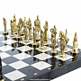 Шахматы из камня с бронзовыми фигурами "Русские", фотография 4. Интернет-магазин ЛАВКА ПОДАРКОВ