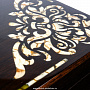 Шкатулка из мореного дуба с янтарной вставкой "Классика", фотография 4. Интернет-магазин ЛАВКА ПОДАРКОВ