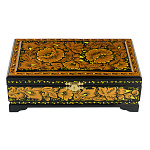 Шкатулка "Цветы". Хохлома